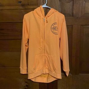 PINK Zip Up Hoodie, size xs